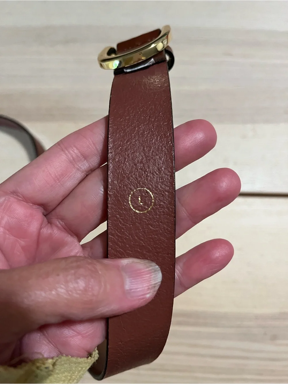 J.Crew women’s Italian leather brown belt - Picture 5 of 8